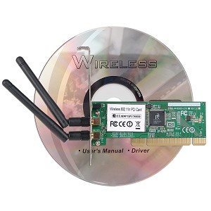 300Mbps 802.11n MIMO Wireless LAN PCI Adapter